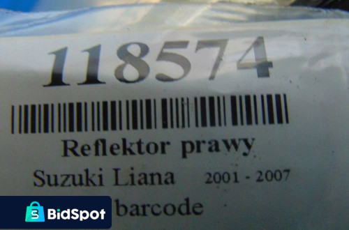 SUZUKI LIANA REFLEKTOR PRAWY