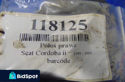 SEAT CORDOBA II 1.2 8V PÓŁOŚ PRAWA