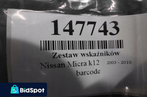 NISSAN MICRA K12 1.4 LICZNIK BC43E