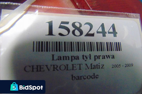 CHEVROLET MATIZ II LAMPA TYŁ PRAWA