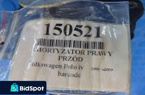 VOLVOLKSWAGEN POLO IV 1.2 AMORTYZATOR PRAWY PRZÓD