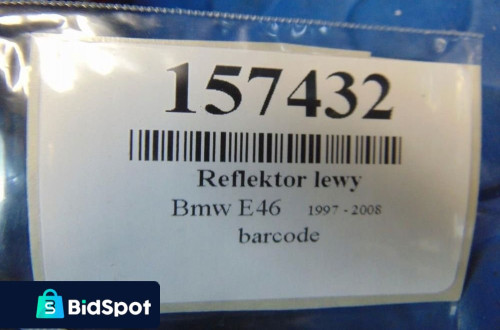 BMW E46 REFLEKTOR LEWY 0301089201