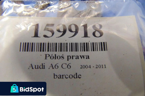 AUDI A6 C6 2.0TFSI AUTOMAT PÓŁOŚ PRAWA