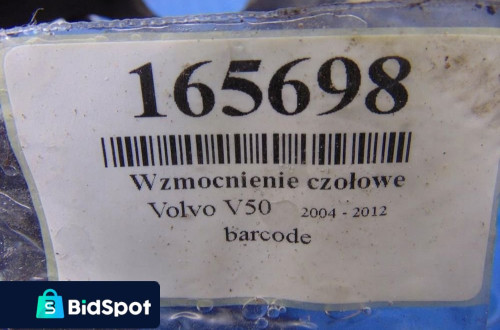 VOLVO V50 WZMOCNIENIE CZOŁOWE