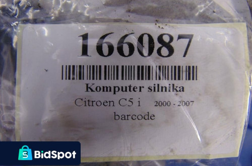 CITROEN C5 1.6HDI KOMPUTER SILNIKA 9653058080