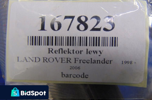 LAND ROVER FREELANDER I REFLEKTOR LEWY