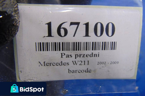 MERCEDES W211 PAS PRZEDNI