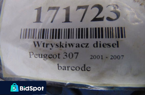 PEUGEOT 307 I 1.6HDI WTRYSKIWACZ DIESEL 0445110239