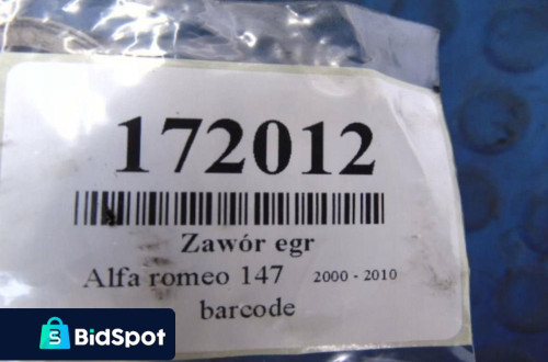 ALFA ROMEO 147 1.9JTD ZAWÓR EGR 55204235