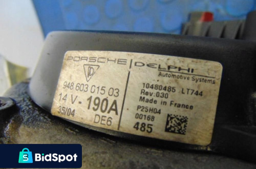PORSCHE CAYENNE 4.5 V8 ALTERNATOR DELPHI 94860301503