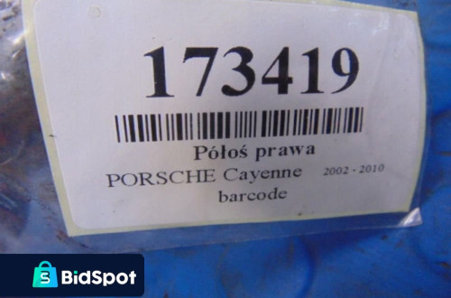 PORSCHE CAYENNE 4.5 V8 PÓŁOŚ PRAWA PRZÓD