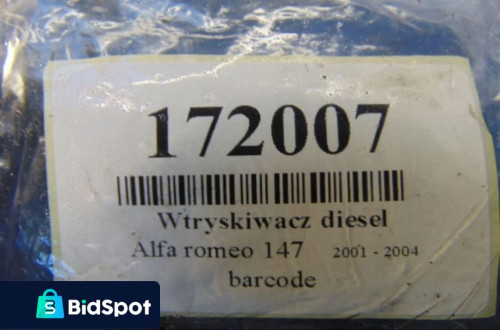 ALFA ROMEO 147 1.9JTD WTRYSKIWACZ DIESEL 0445110276