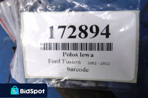 FORD FUSION 1.4 TDCI PÓŁOŚ LEWA