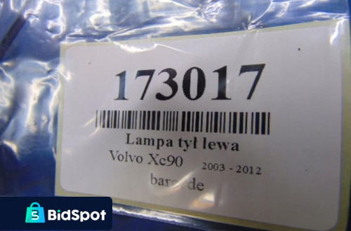 VOLVO XC90 LAMPA TYŁ LEWA