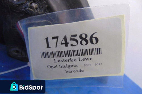 OPEL INSYGNIA A LUSTERKO LEWE