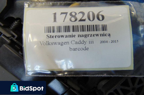 VOLKSWAGEN CADDY III PANEL STEROWANIA NAGRZEWNICY