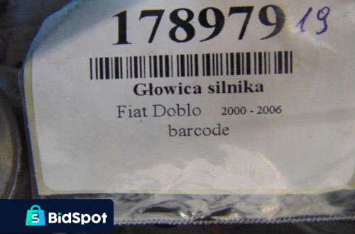 FIAT DOBLO GŁOWICA SILNIKA 1.9JTD
