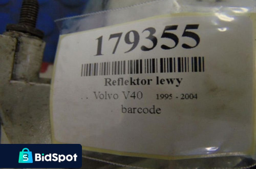 VOLVO V40 I REFLEKTOR LEWY