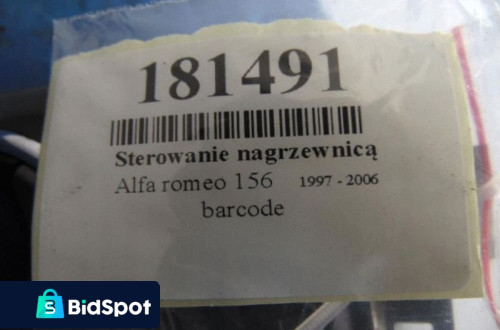 ALFA ROMEO 156 LIFT PANEL STEROWANIA NAGRZEWNICY 1560334760