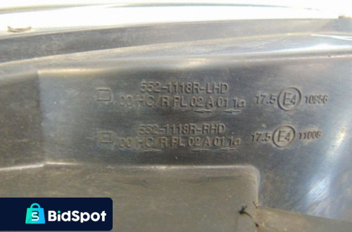 PEUGEOT PARTNER I REFLEKTOR PRAWY