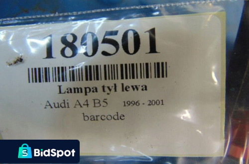 AUDI A4 B5 LAMPA TYL LEWA
