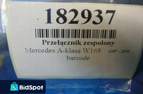 MERCEDES W168 PRZELACZNIK ZESPOLONY