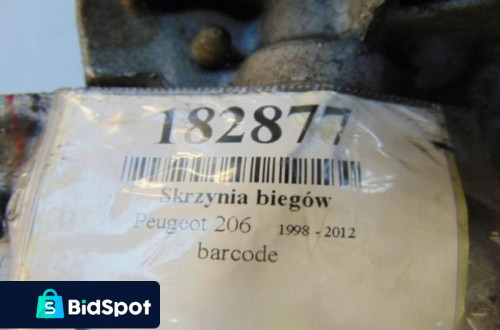 PEUGEOT 206 1.2 8V SKRZYNIA BIEGÓW