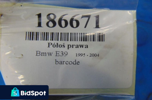 BMW E39 2.5B PÓŁOŚ PRAWA