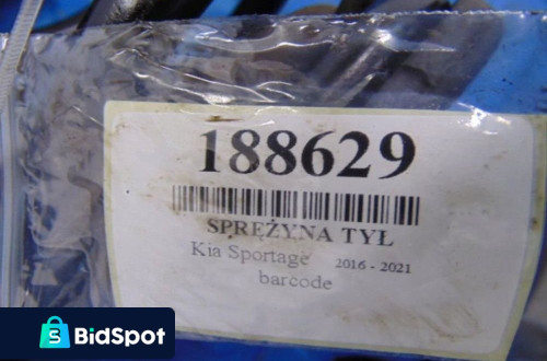 KIA SPORTAGE IV SPRĘŻYNA TYL KOMPLET