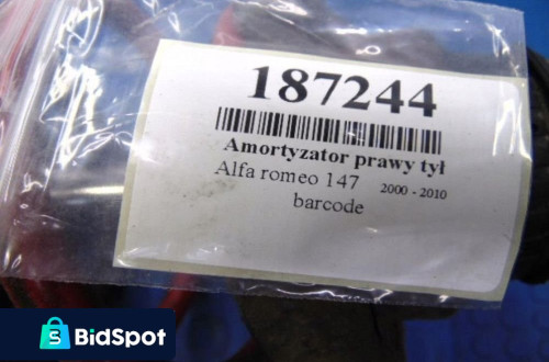 ALFA ROMEO 147 HB AMORTYZATOR PRAWY TYL