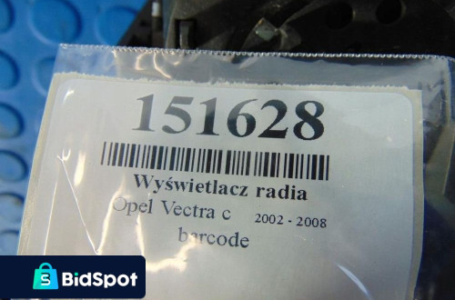 OPEL VECTRA C LIFT WYŚWIETLACZ RADIA KRATKA NAWIEWY