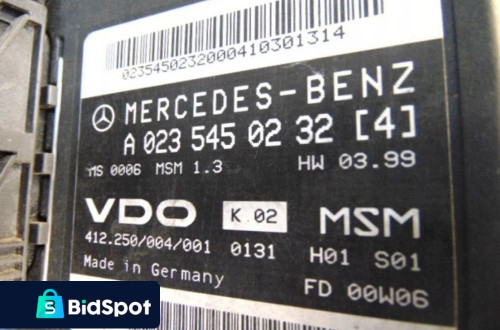 MERCEDES W168 1.4B KOMPUTER SILNIKA A0235450232