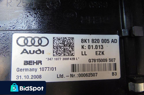 AUDI A4 B8 NAGRZEWNICA 8K1820005AD