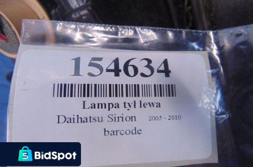 DAIHATSU SIRION II LAMPA TYŁ LEWA