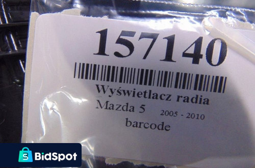 MAZDA 5 I WYŚWIETLACZ RADIA C291611J0 KOMPLETNE JAK NA ZDJĘCIU