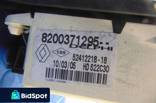 RENAULT LAGUNA II LIFT PANEL STEROWANIA NAGRZEWNICY 8200371295