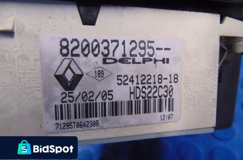 RENAULT LAGUNA II LIFT PANEL STEROWANIA NAGRZEWNICY 8200371295