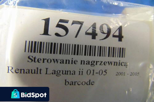 RENAULT LAGUNA II LIFT PANEL STEROWANIA NAGRZEWNICY 8200371295