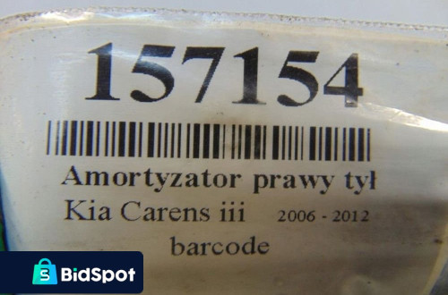 KIA CARENS III AMORTYZATOR PRAWY TYL