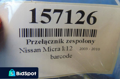 NISSAN MICRA K12 PRZEŁĄCZNIK ZESPOLONY 25560BC60A