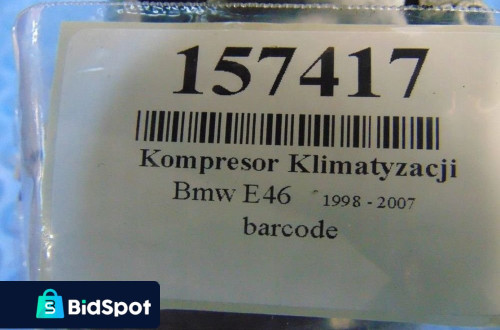 BMW E46 1.9 KOMPRESOR KLIMATYZACJI 64528386650