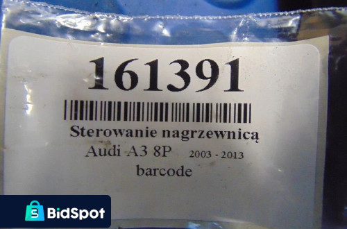 AUDI A3 8P PANEL STEROWANIA NAGRZEWNICY 8P0820043G