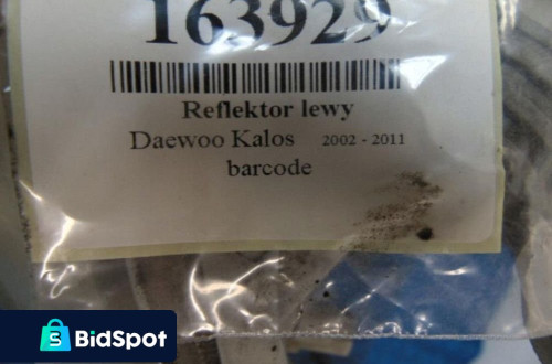 DAEWOO KALOS REFLEKTOR LEWY