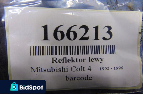 MITSUBISHI COLT VI REFLEKTOR LEWY
