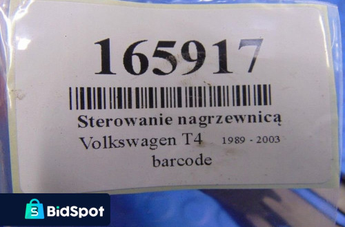 VOLKSWAGEN T4 STEROWANIE NAGZEWNICĄ MANUALNE 321819045C