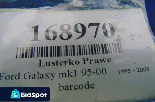 FORD GALAXY MK1 LIFT LUSTERKO PRAWE