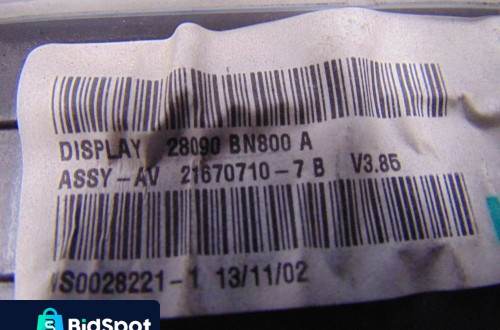 NISSAN ALMERA N16 LIFT WIŚWIETLACZ RADIA 18090BN800A