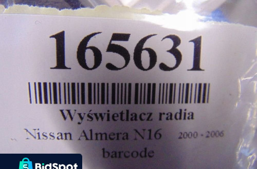NISSAN ALMERA N16 LIFT WIŚWIETLACZ RADIA 18090BN800A