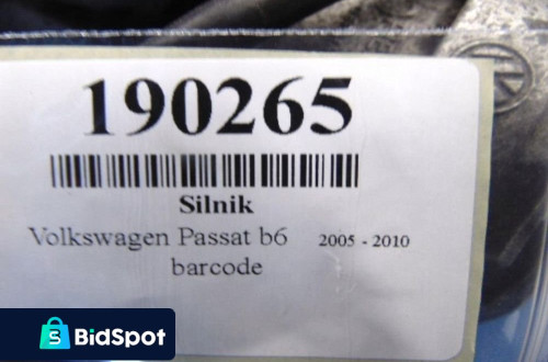 VOLKSWAGEN PASSAT B6 1.9TDI SILNIK BKC