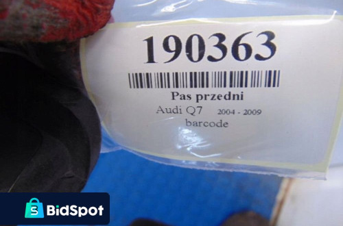 AUDI Q7 3.0TDI PAS PRZEDNI KOMPLETNY